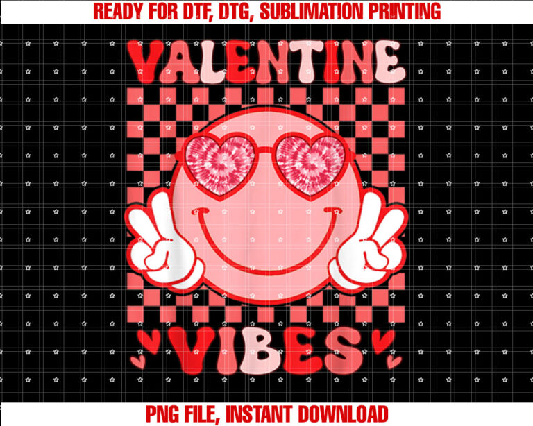 Valentine Vibes Hippie Valentines Day s For Girl Womens T-shirt