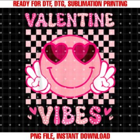 Valentine Vibes Valentines Day Retro Men Women Couples Cute T-shirt