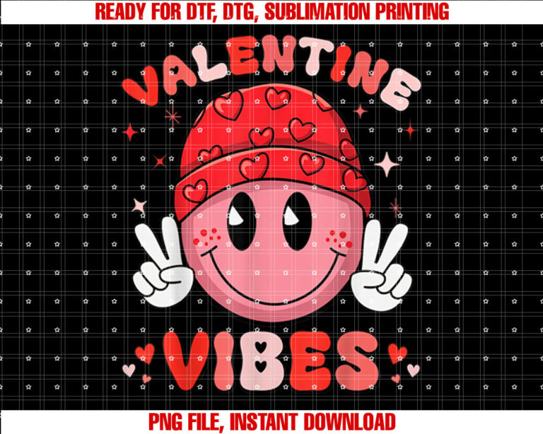 Valentine Vibes Valentines Day Retro Men Women Kids Boys T-shirt