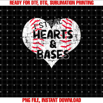 Valentines Day Baseball Heart T-shirt