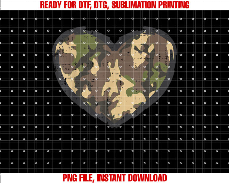 Valentines Day Camo Heart Military Tactical Men Women Kids T-shirt