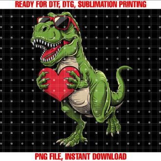 Valentines Day Cute Dinosaur T Rex Toddler Boys Valentine T-shirt