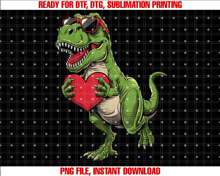 Valentines Day Cute Dinosaur T Rex Toddler Boys Valentine T-shirt