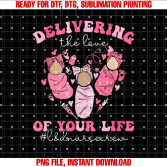 Valentines Day Delivering The Love Of Your Life LD Nurse T-shirt