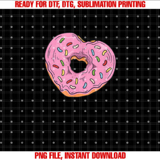Valentines Day Donut and Pastry Heart Shaped Donut T-shirt