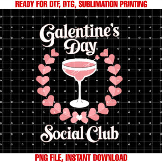 Valentines Day Galentine Girls Club Ladies Celebrating T-shirt