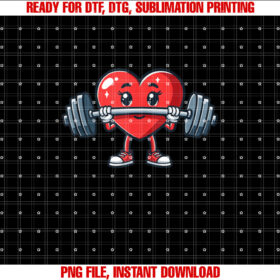 Valentines Day Heart Workout Funny Fitness T-shirt