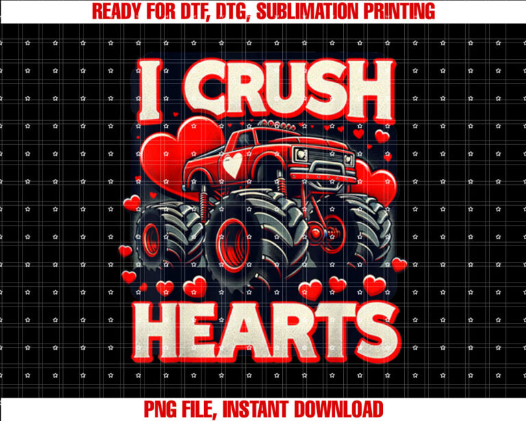 Valentines Day I Crush Hearts For Boys Kids T-shirt