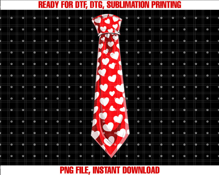 Valentines Day Neck Tie Heart Youth Kids Boys Men Love Gifts T-shirt