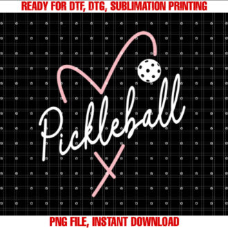 Valentines Day Pickleball Heart Funny Heart Shape Women T-shirt