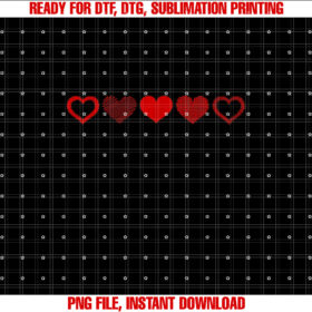 Valentines Day Red Heart Design for Men Women Youth T-shirt