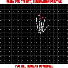Valentines Day Skeleton Hand Love Pocket Asl Men Women Kids T-shirt