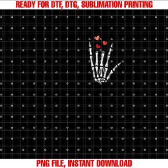 Valentines Day Skeleton Hand Love Pocket ASL Men Women Kids T-shirt