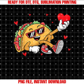 Valentines Day Taco Funny Boys Kids Toddler Tacos T-shirt
