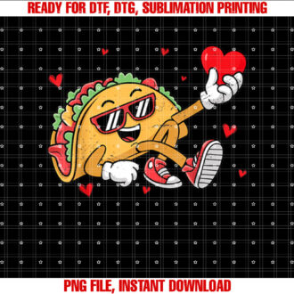 Valentines Day Taco Funny Boys Kids Toddler Tacos T-shirt