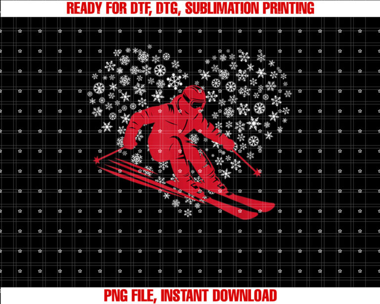 Valentines day for skiiers ski themed valentines tee T-shirt