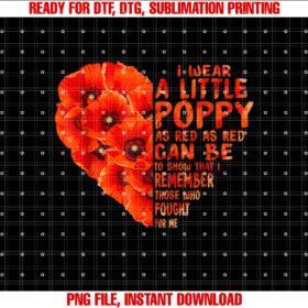 Veteran Day Lest We Forget Red Poppy Flower Usa Memorial Day T-shirt