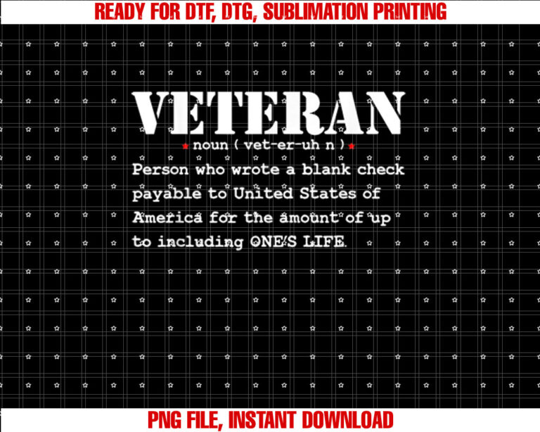 Veteran Definition Apparel T-shirt