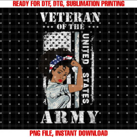 Veteran of the Us Army Proud Women Army Veteran T-shirt