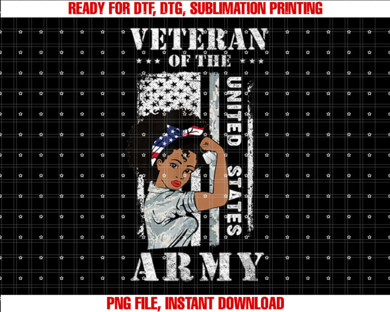 Veteran Of The US Army Proud Women Army Veteran T-shirt