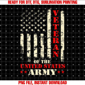 Veteran of the United States Army Patriotic Veterans Day T-shirt