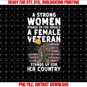 Veteran Women Female Soldier Veterans Day Patriotic T-shirt