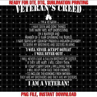 Veterans creed Im a veteran T-shirt