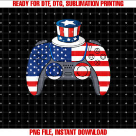 Video Game 4th of July Gaming Funny Boys Kids ns Gamer T-shirt