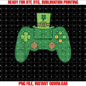 Video Game Controller Irish Gamer Boys St Patricks Day Men T-shirt