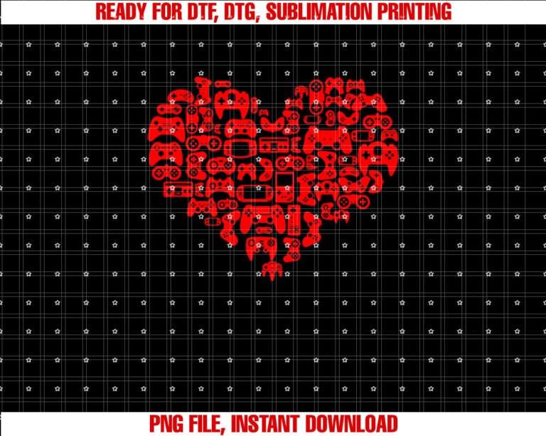 Video Gamer Valentines Day Boy Heart Controller Gift kids T-shirt