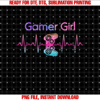 Video Games Gamer Girl Women Heartbeat Gift Gaming T-shirt