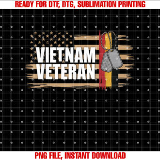 Vietnam Veteran Distressed Usa Flag Patriotic Gift T-shirt