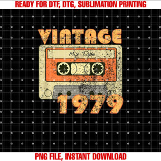 Vintage 1979 Distressed 40 Birthday Anniversary T-shirt