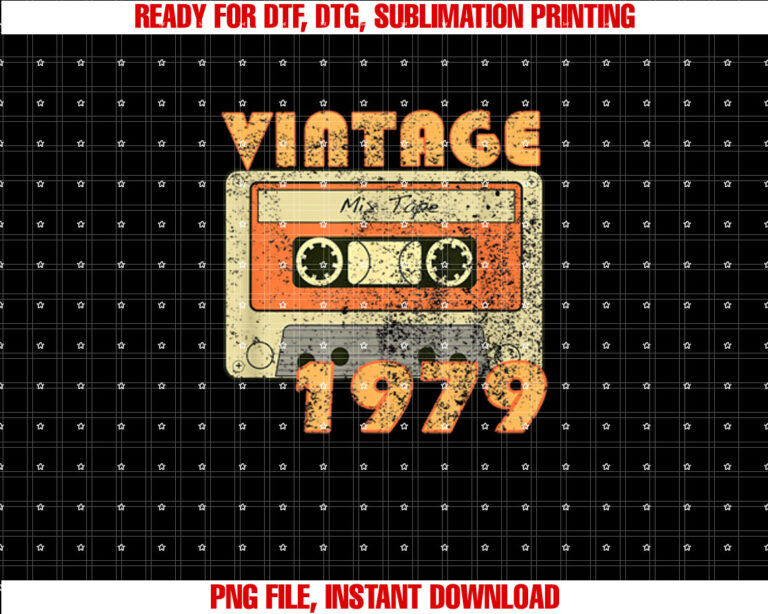 Vintage 1979 Distressed 40 Birthday Anniversary T-shirt