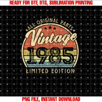 Vintage 1985 Limited Edition Retro Made in 1985 Men Women T-shirt