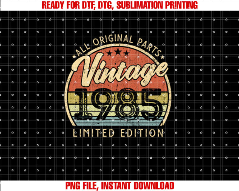Vintage 1985 Limited Edition Retro Made in 1985 Men Women T-shirt