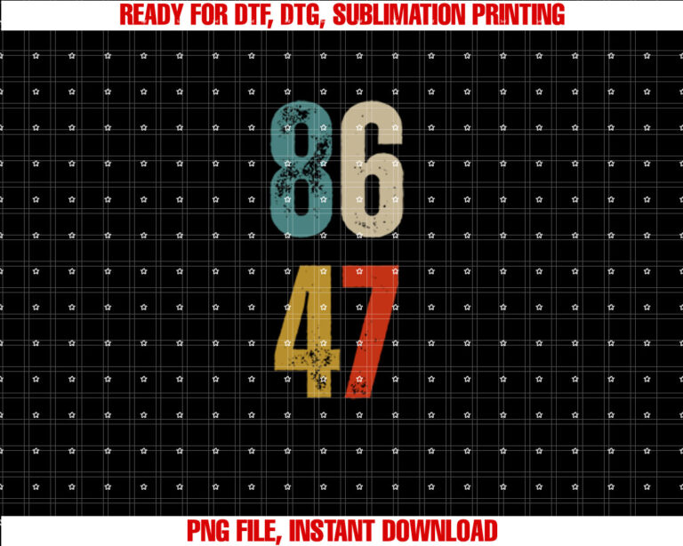 Vintage 8647 Funny 86 47 T-shirt