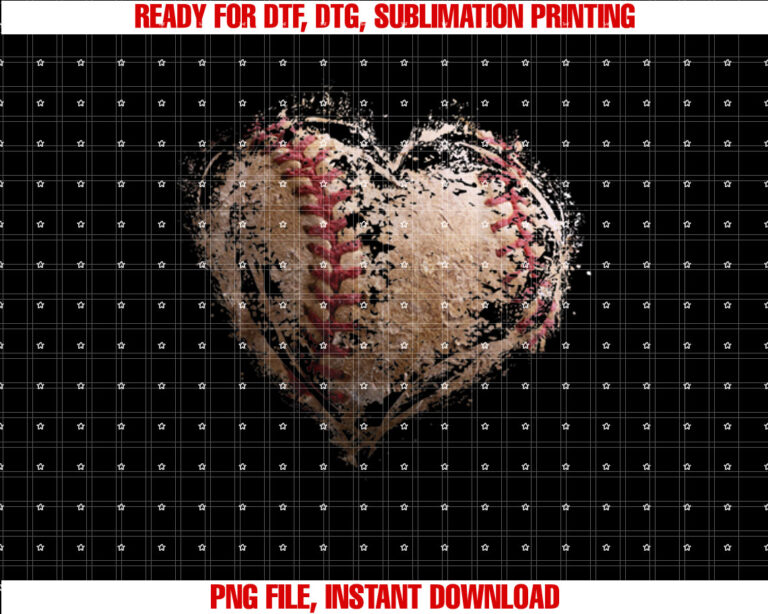 Vintage Baseball Heart Cute Mom Dad Men Women Softball Kids T-shirt