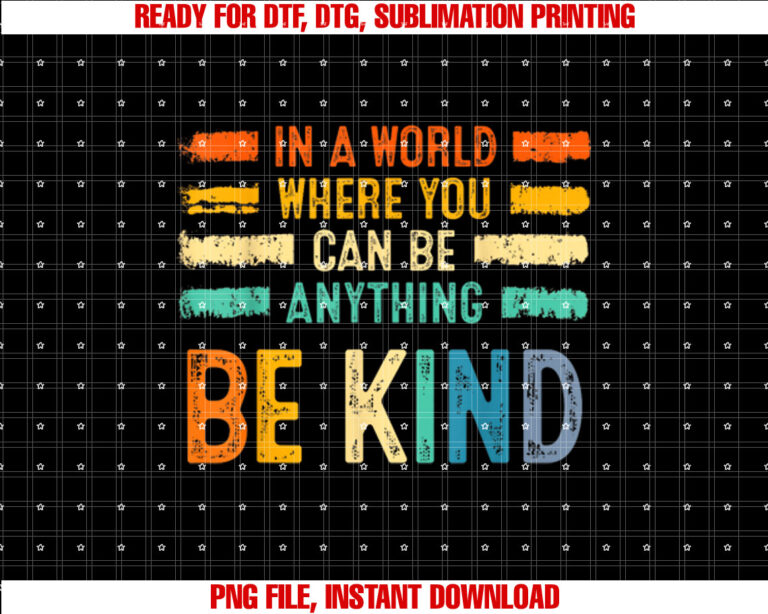 Vintage Be Kind Inspirational Vibes Kindness Positive Quote T-shirt