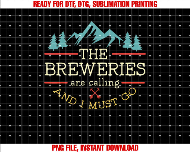 Vintage Beer Breweries are Calling and I Must Go Craft Beer T-shirt