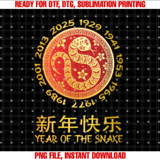 Vintage Chinese Zodiac Lunar New Year 2025 Year Of The Snake T-shirt