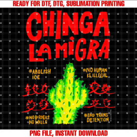Vintage Chinga La Migra Abolish Ice T-shirt