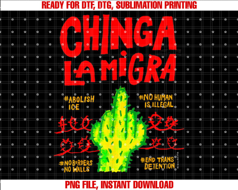 Vintage Chinga La Migra Abolish Ice T-shirt