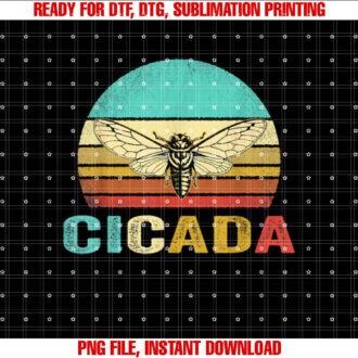 Vintage Cicada Sunset T-shirt