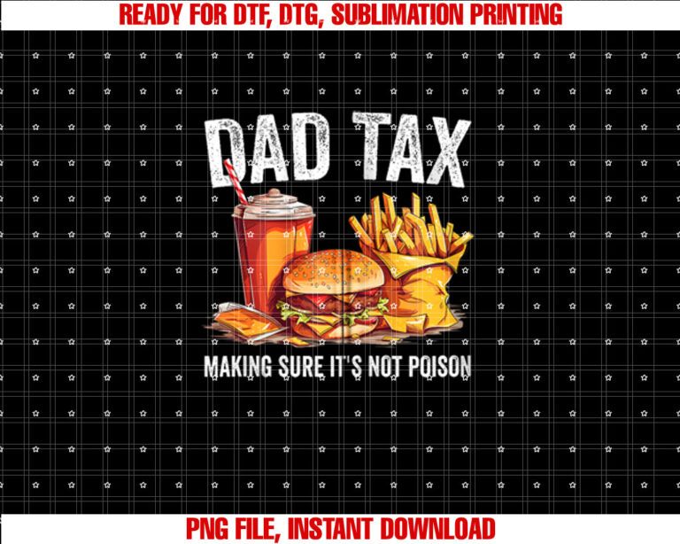 Vintage Dad Tax Funny Fathers Day Dad Tax For Men T-shirt