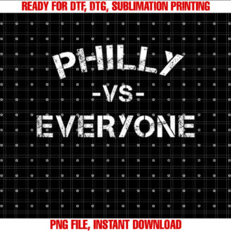 Vintage Distressed Philly vs Everyone Philadelphia slang T-shirt
