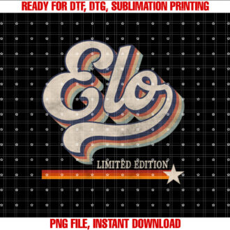 Vintage Elo Proud Name Retro Style Elo Limited Edition T-shirt