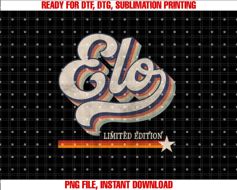 Vintage Elo Proud Name Retro Style Elo Limited Edition T-shirt