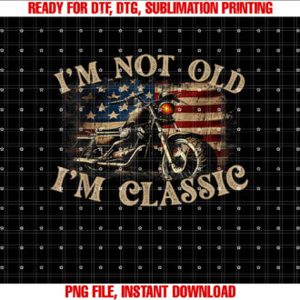 Vintage Funny Motorcycle Im not Old Im Classic Love Moto T-shirt