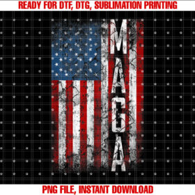 Vintage Grunge Maga American Flag Lover Funny Gifts T-shirt
